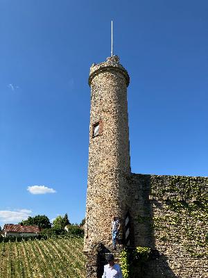 Fassade von Talheimer Turm Schneck saniert