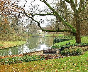 Karlsruhe: „Der Stadtgarten im Winter“