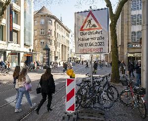 Neugestaltung Kaiserstraße: Baubeginn nach Ostern
