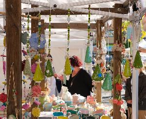 Kunsthandwerkermarkt auf dem Stephanplatz Karlsruhe